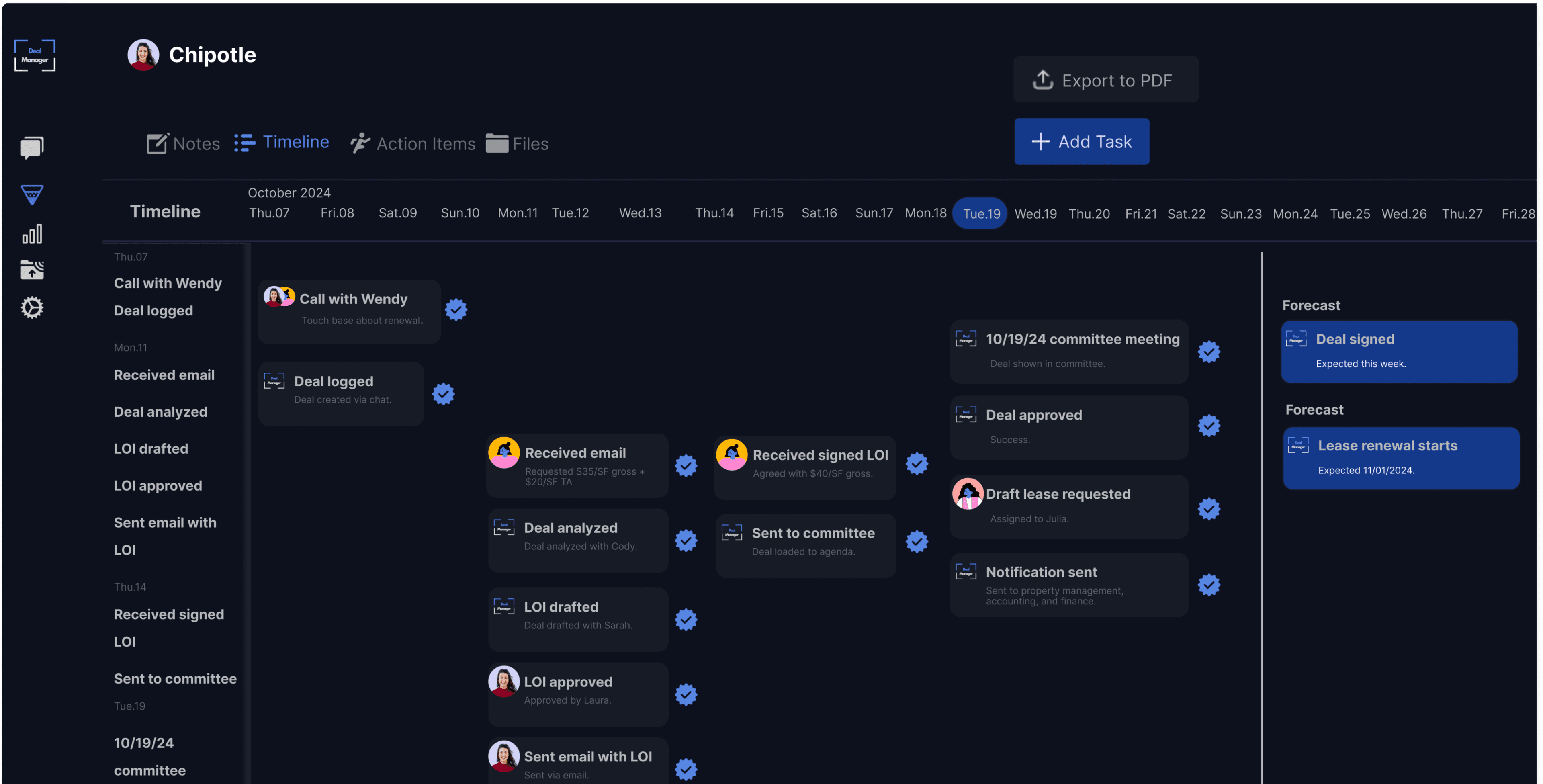 Deal Manager Pipeline Screenshot